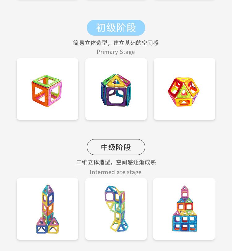 Panda Magnetic Building Bricks