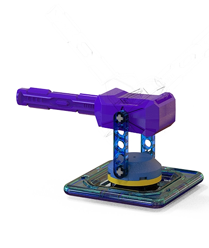 The Canon Gun for Supercar Bricks