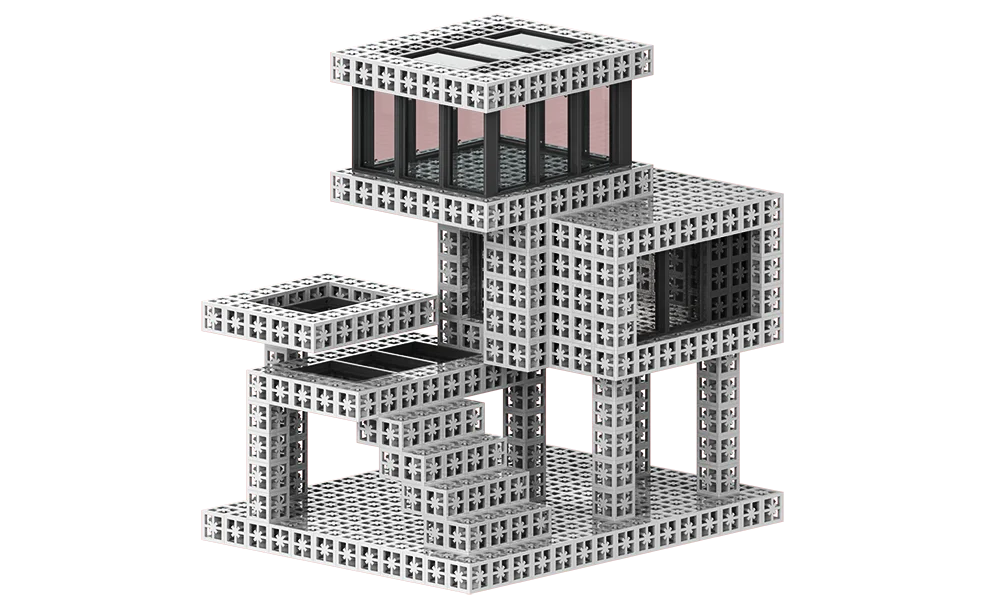 Modern Toy House: Pluggable Bricks Inspired by Minecraft